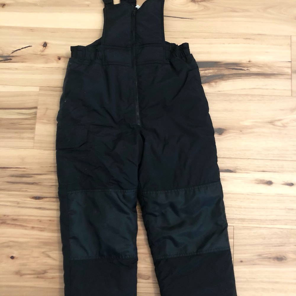 Black Kids' Snow Bib Pants